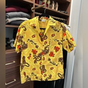 Vintage 1970’s Authentic Hawaii Hawaiian Button Down Shirt